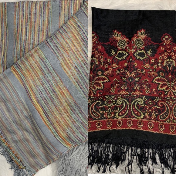 Accessories - 5/$25 2 Pashmina Scarves